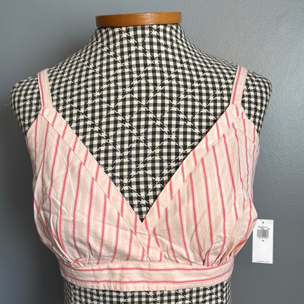 Old Navy Striped Pink and White Bralette